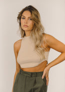 Débardeur Ribbed - Beige