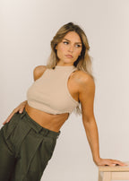 Débardeur Ribbed - Beige