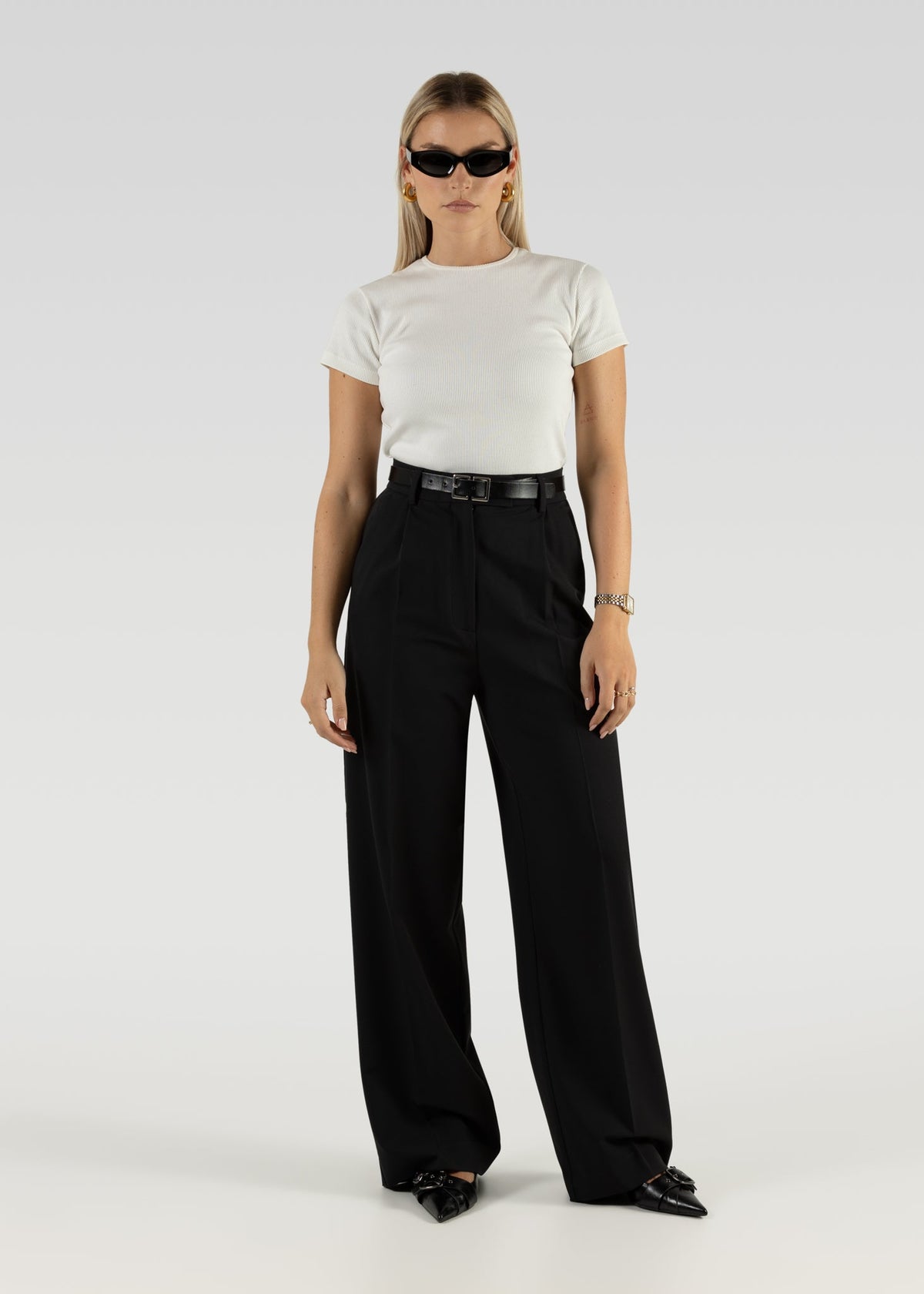 T-Shirt Gs Full Length - White