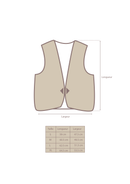 Gilet Sans Manche Laine Varso - Camel - Femme