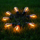 Guirnalda solar - Cadena de luces con llamas