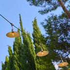 Vinty - Guirlande Solaire Hybride - Acier - Gris