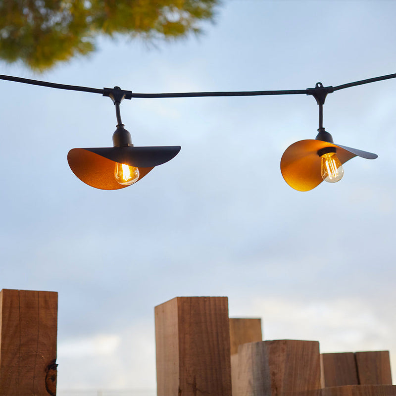 E27 Wired Garland - Hat Light
