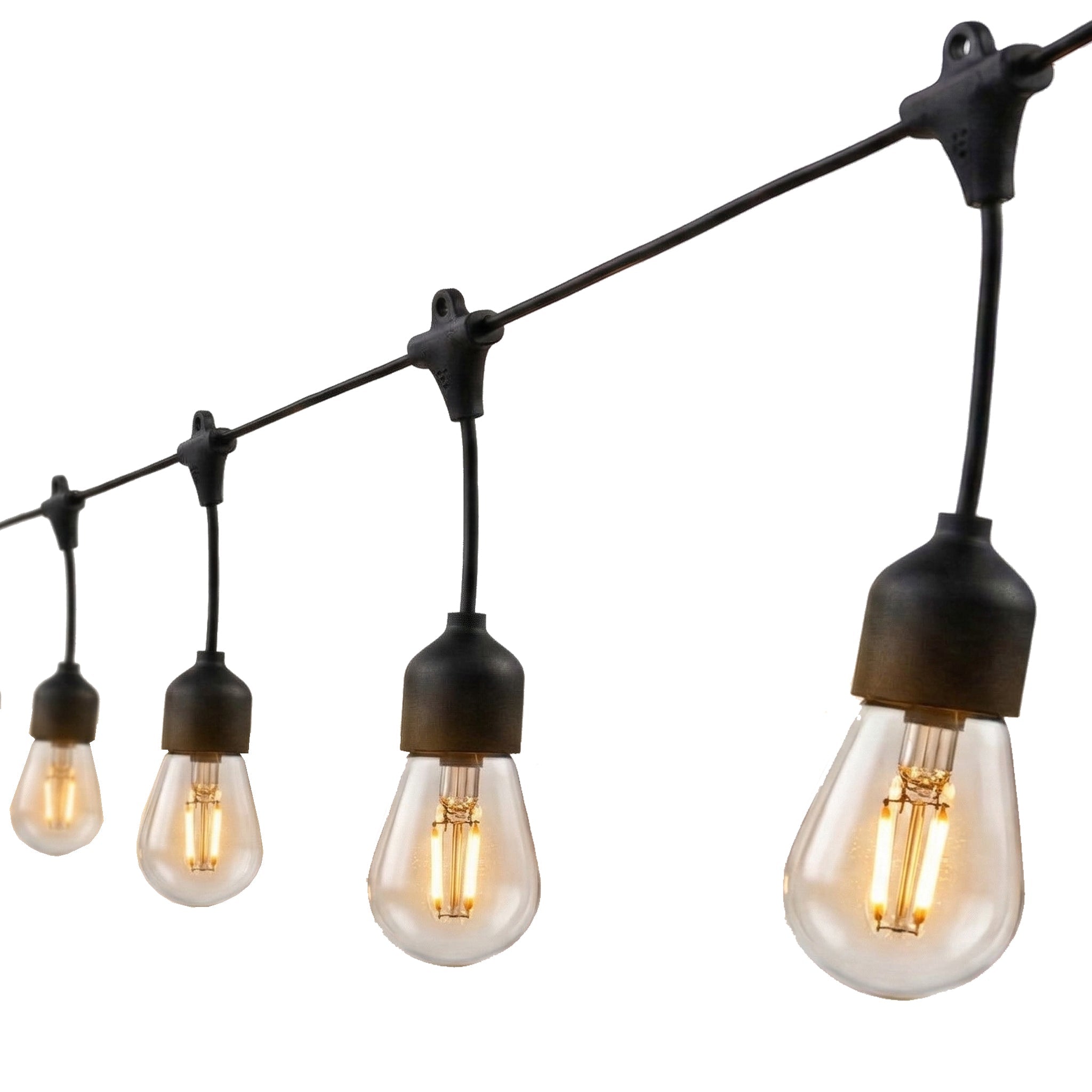 Mafy - Guirnalda Solar Híbrida - PVC - Negro