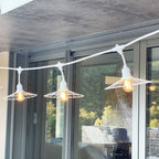 Chic - Guirnalda con Cable E27 - Acero - Blanco