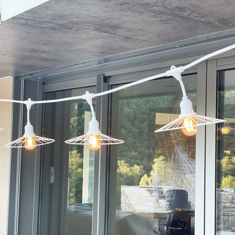 Guirnalda con cable E27 - Chic Light White Conectable