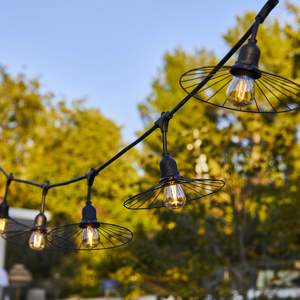 Chic - E27 Wire Garland - Steel - Black