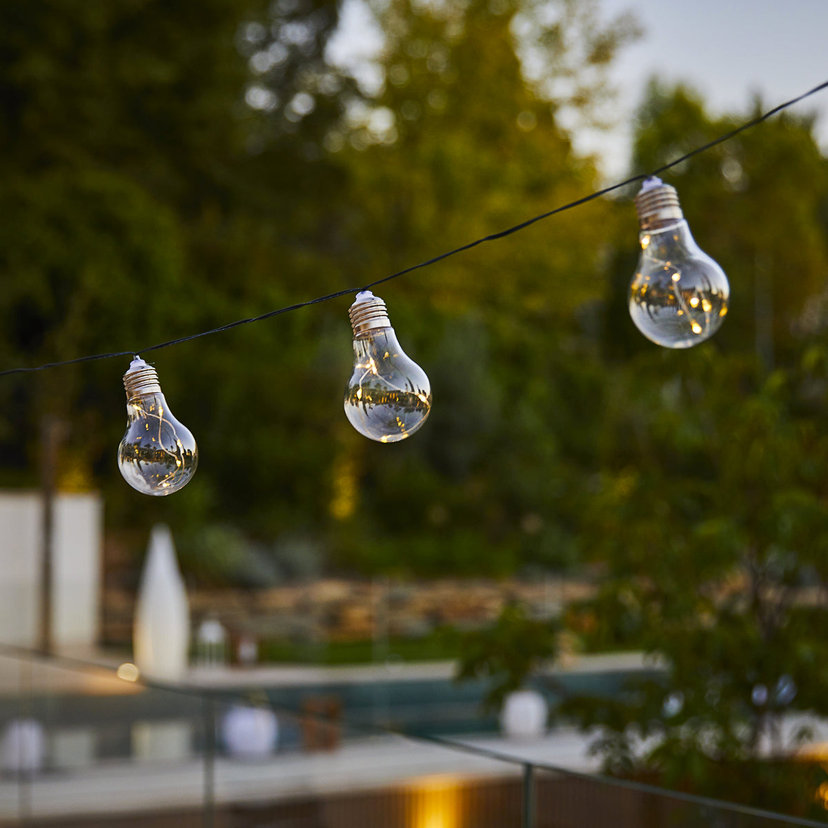 Fantasy Star - Solar String Light - Plastic - Transparent