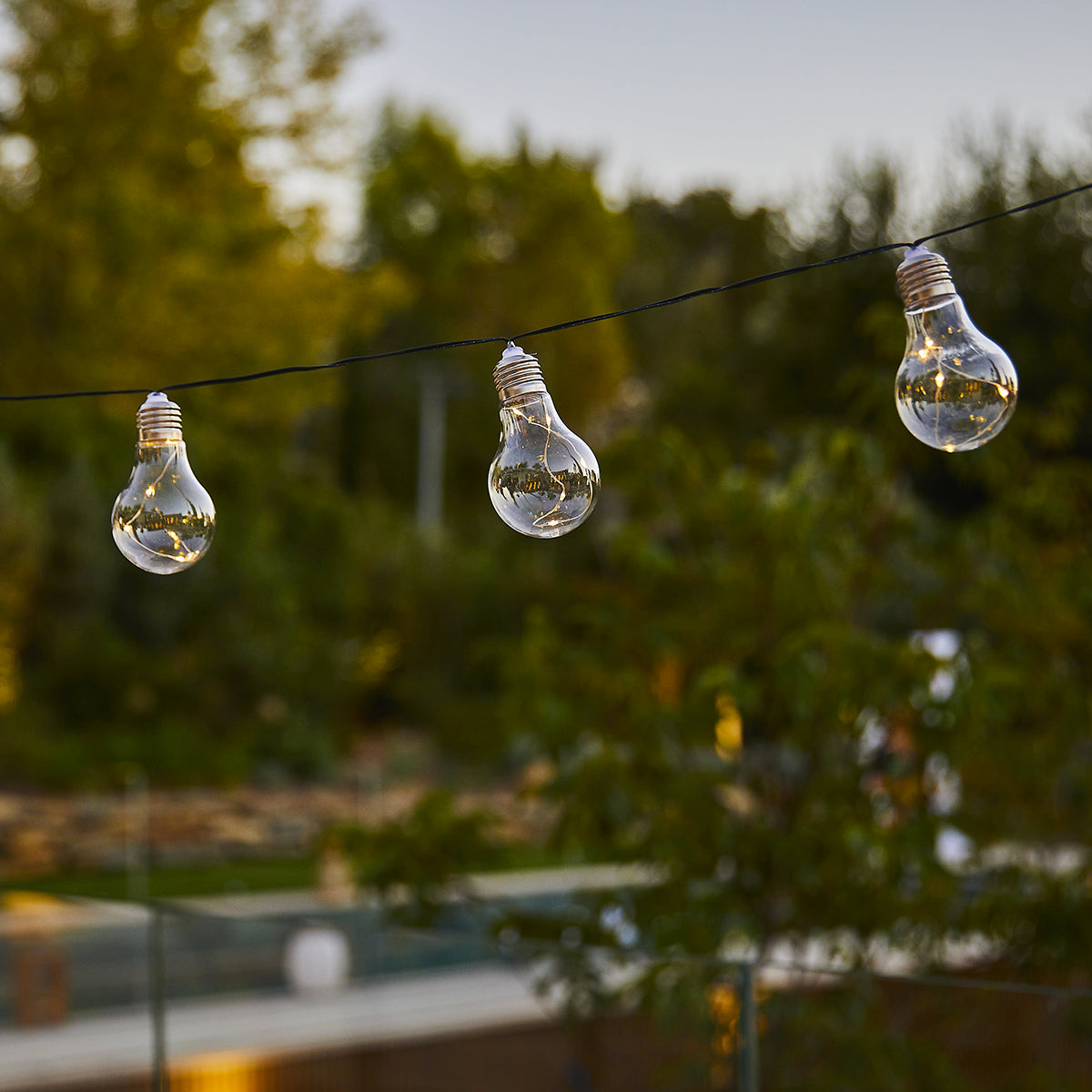 Fantasy Star - Solar String Light - Plastic - Transparent