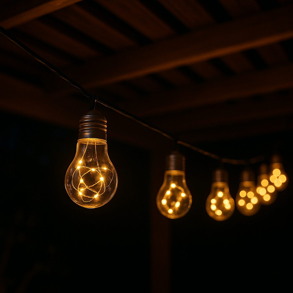 Fantasy Star - Solar String Light - Plastic - Transparent