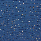 Guirnalda luminosa solar decoración exterior 400 LED blanco cálido YOGY SOLAR WARM 33,90m 8 modos - REDDECO.com
