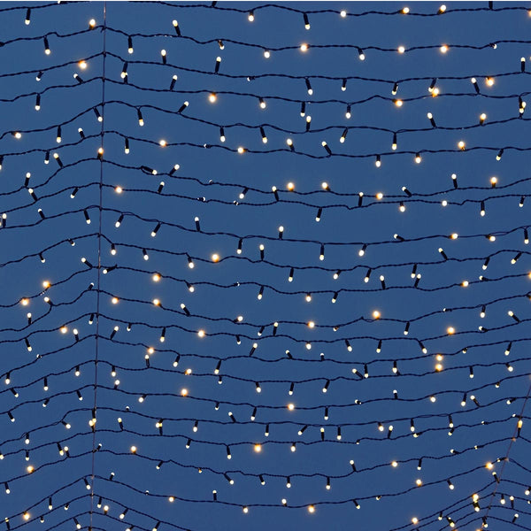 Solar fairy lights outdoor decoration 400 LED warm white YOGY SOLAR WARM 33.90m 8 modes - REDDECO.com