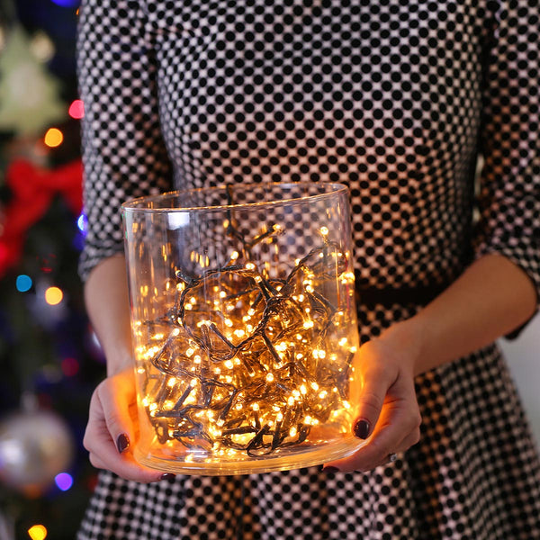 Solar fairy lights outdoor decoration 400 LED warm white YOGY SOLAR WARM 33.90m 8 modes - REDDECO.com