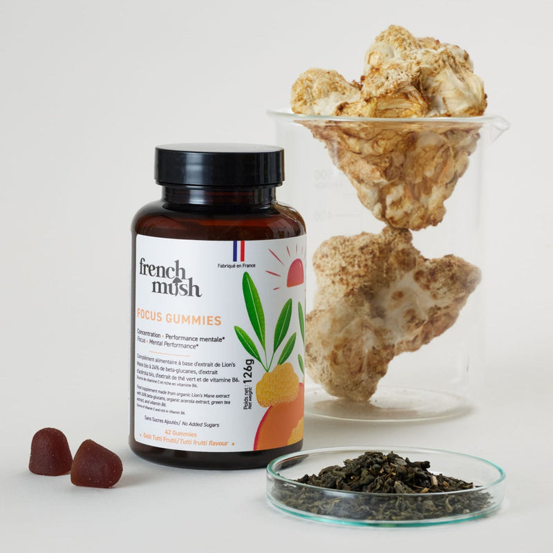 French Mush compléments alimentaires à base d'extraits de champignons médicinaux biologiques fabriqués en France Le Pack Best Seller VIP - VIP -