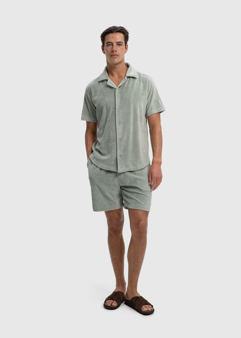 Chemise Terry - Sage Green