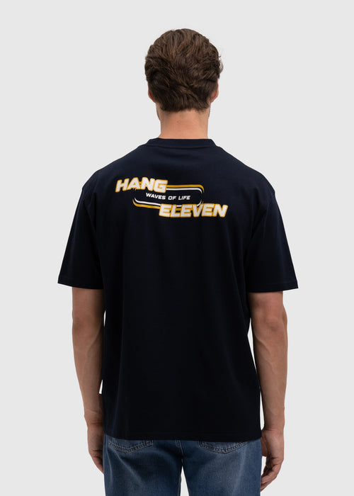 Camiseta Waves Of Life - Azul Marino