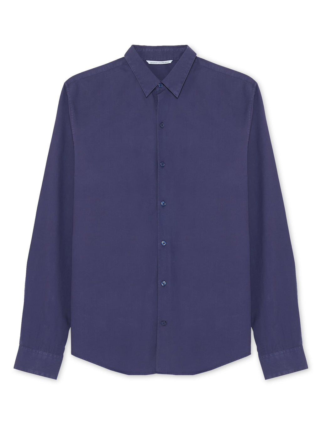 Maison Standards - Maison Standars - Chemise John Popeline Pat - Bleu - Homme