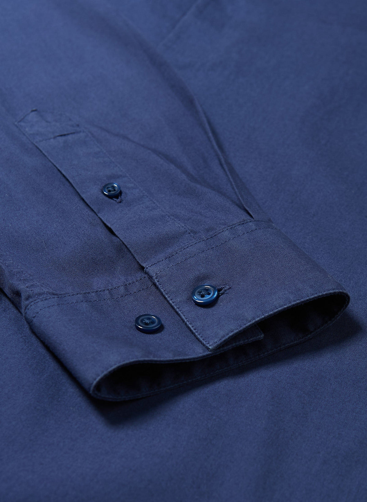 Maison Standards - Maison Standars - Chemise John Popeline Pat - Bleu - Homme