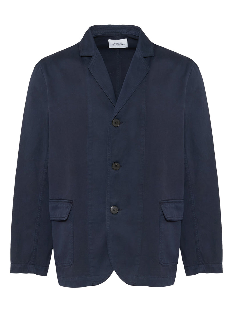 Maison Standards - Maison Standars - Veste En Gabardine Daniel - Bleu - Homme