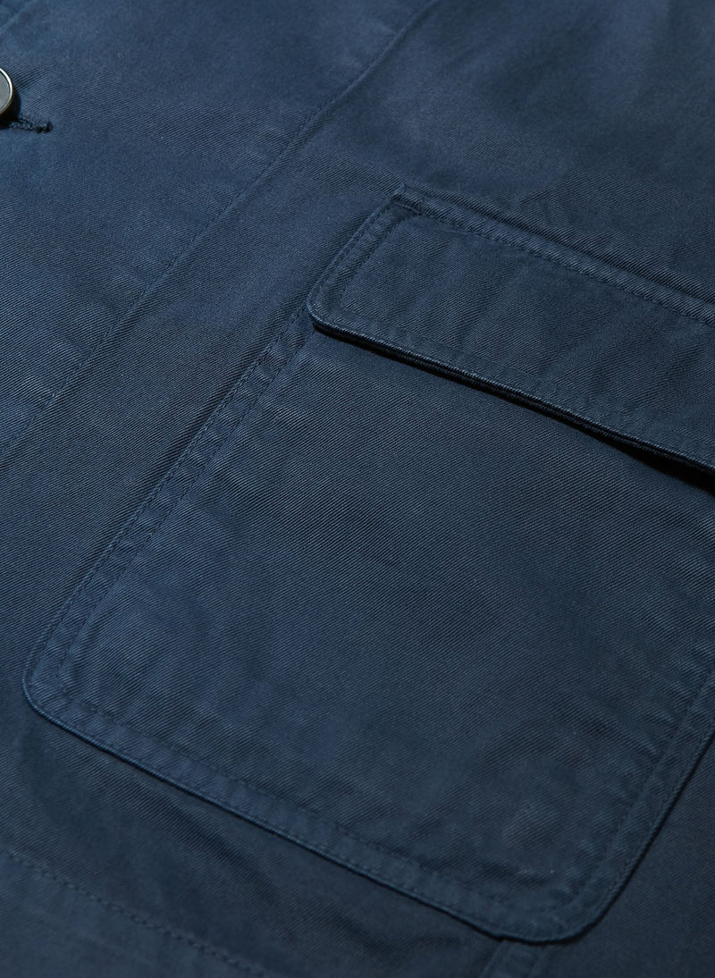 Maison Standards - Maison Standars - Veste En Gabardine Daniel - Bleu - Homme