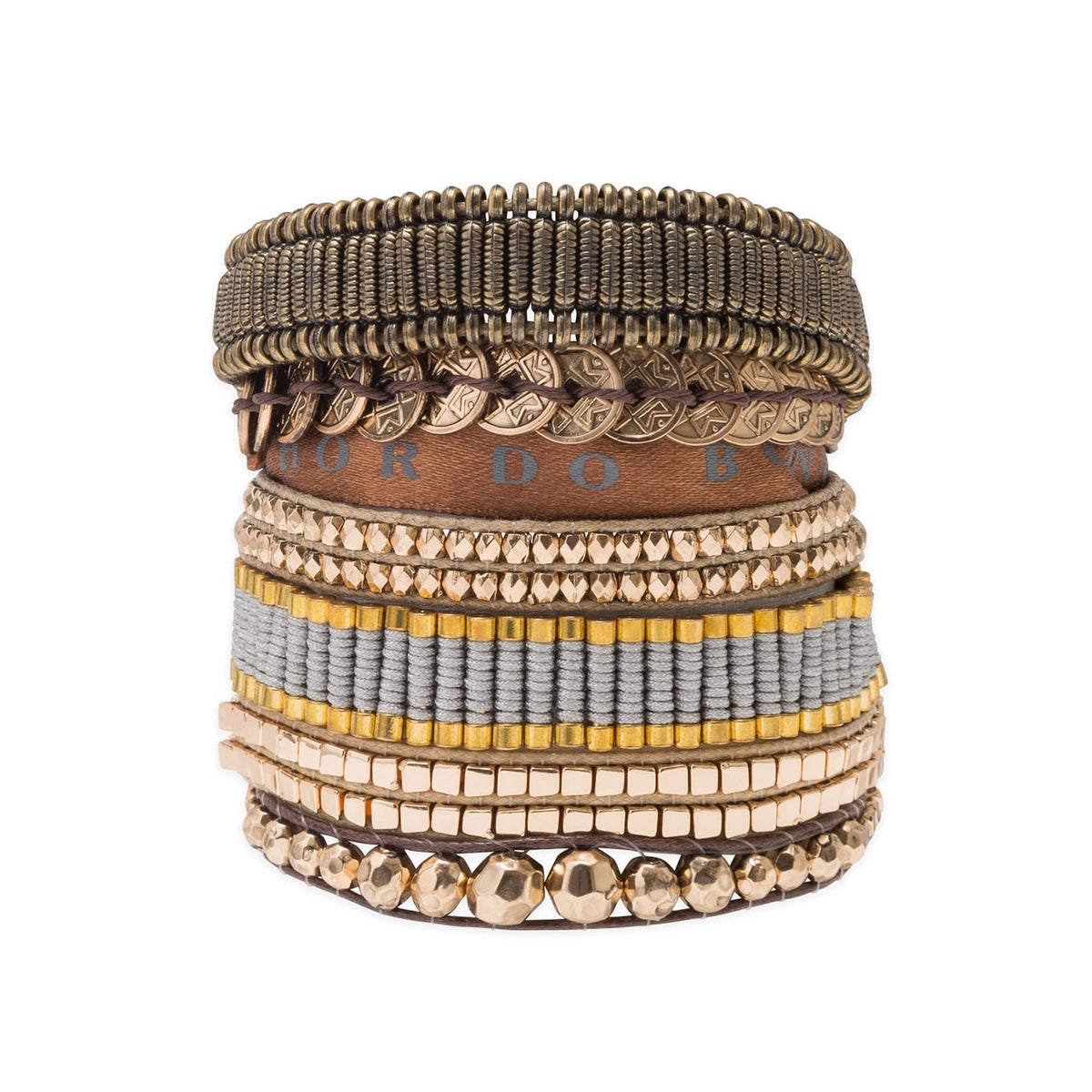 Gioielli Bracciale a fascia Platine - Marrone