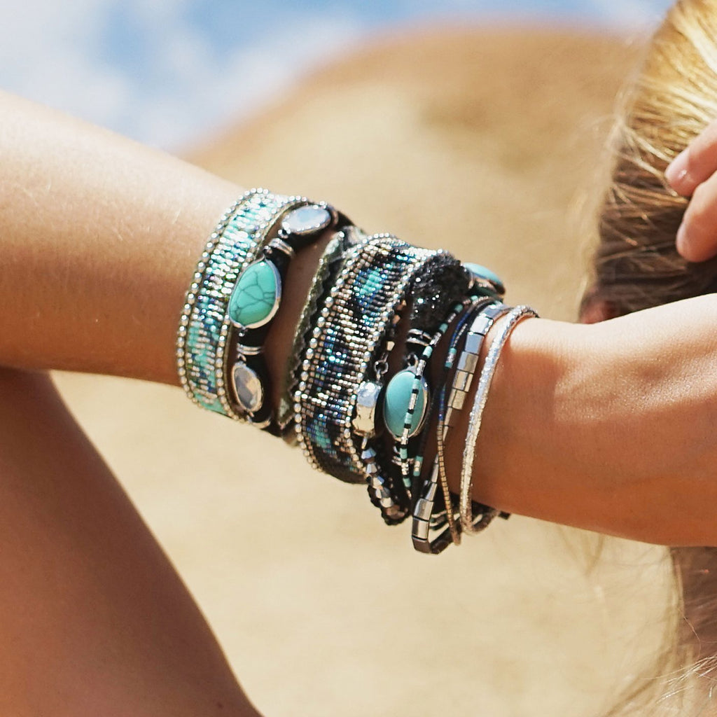 Carbone Manschettarmband - Svart