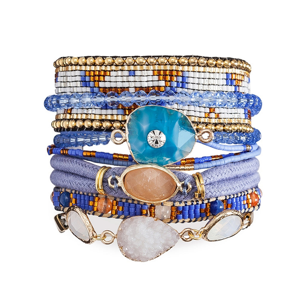 Cobalt Cuff Bracelet Jewellery - Blue