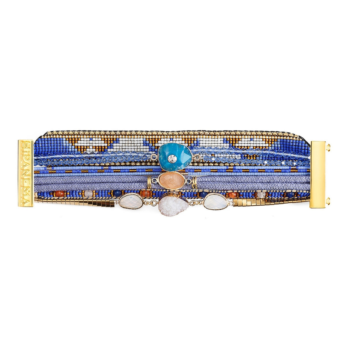 Cobalt Cuff Bracelet Jewellery - Blue