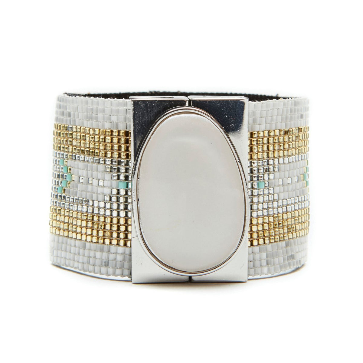 Hopis Cuff Bracelet Jewellery - Silver