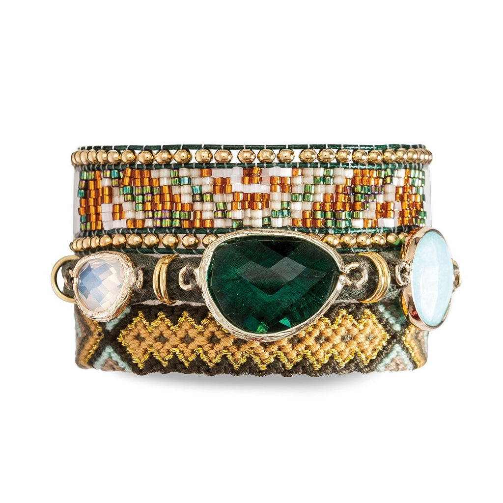 Gioielli Bracciale a fascia Nashville - Verde