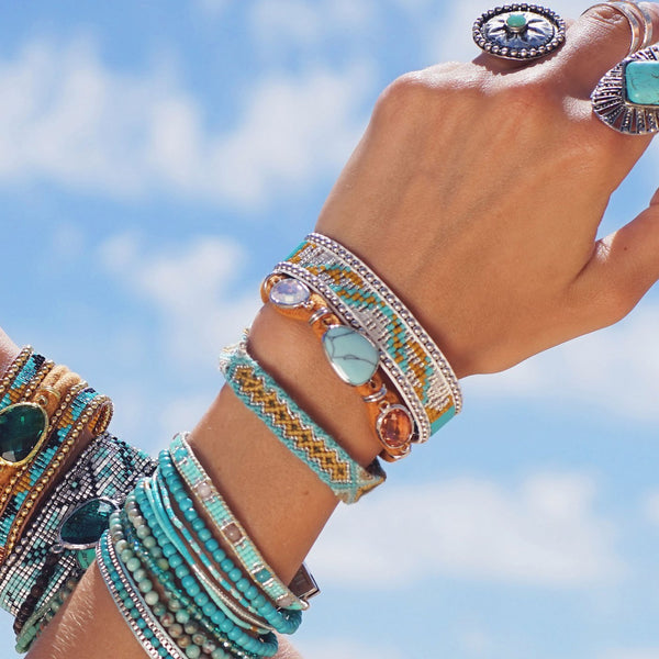 Sieraden Manchetarmband Southfork - Turquoise