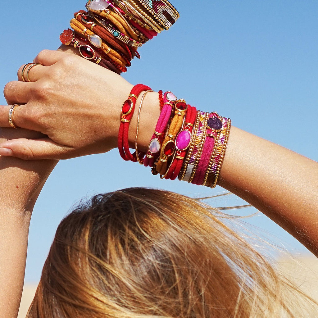 Manschettarmband Spicy - Rosa