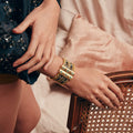 Sieraden Manchetarmband CaryTwin - Goudkleurig