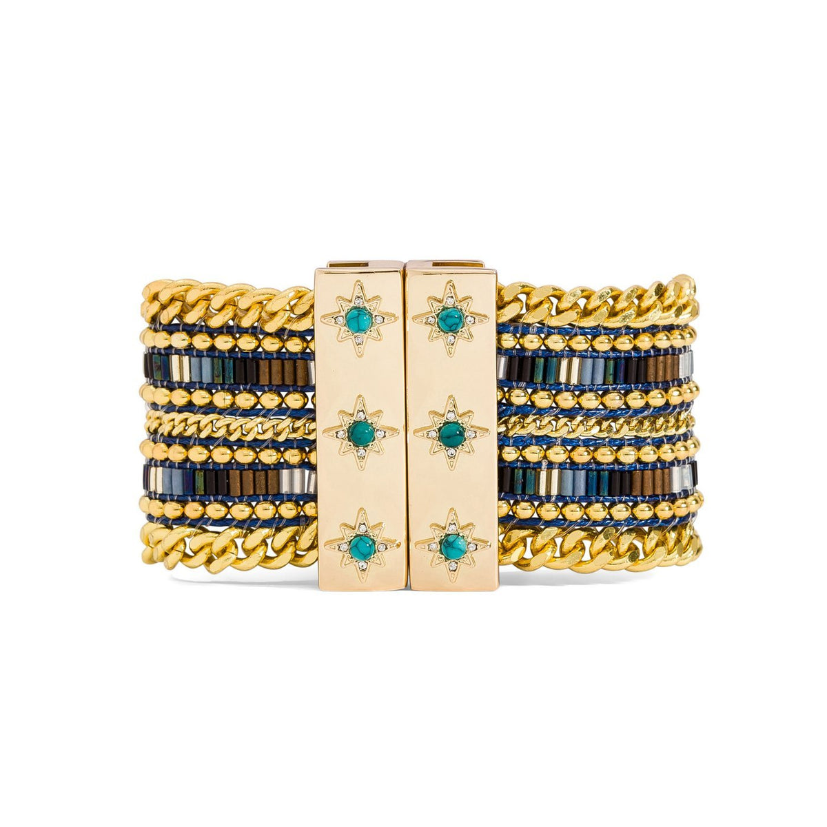 Sieraden Manchetarmband CaryTwin - Goudkleurig