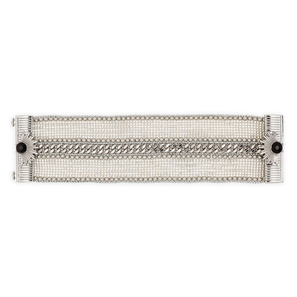 Manschettarmband Galate - Silverfärgad