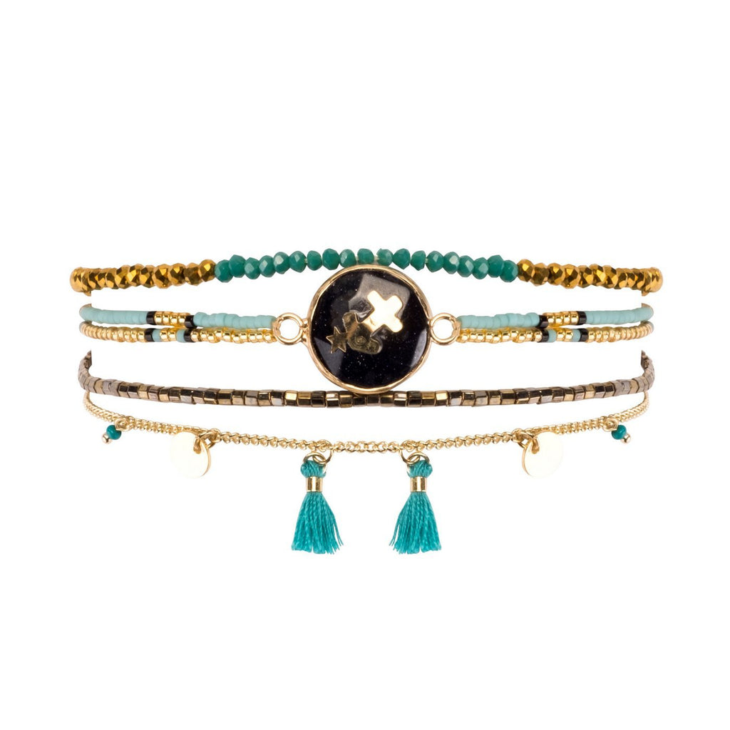 Bijoux Manchette Astrolink Sagittaire - Doré