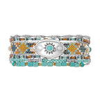 Bijoux Manchette Eldorado - Turquoise