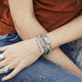 Bijoux Manchette Eldorado - Turquoise