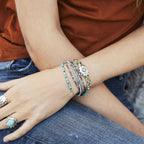 Bijoux Manchette Eldorado - Turquoise