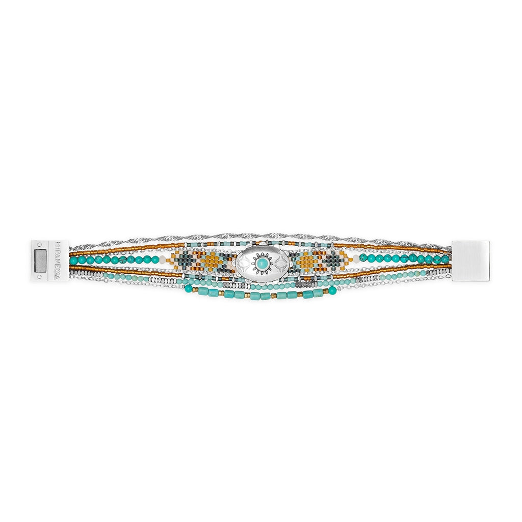 Bijoux Manchette Eldorado - Turquoise