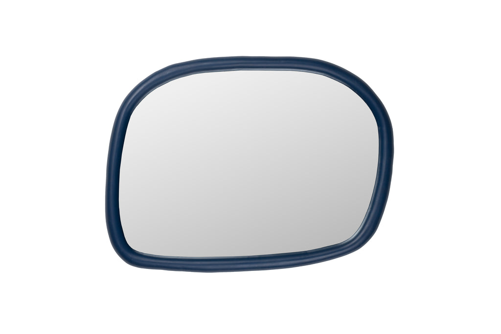 Looks M - Mirror - Mango wood - Navy Blue