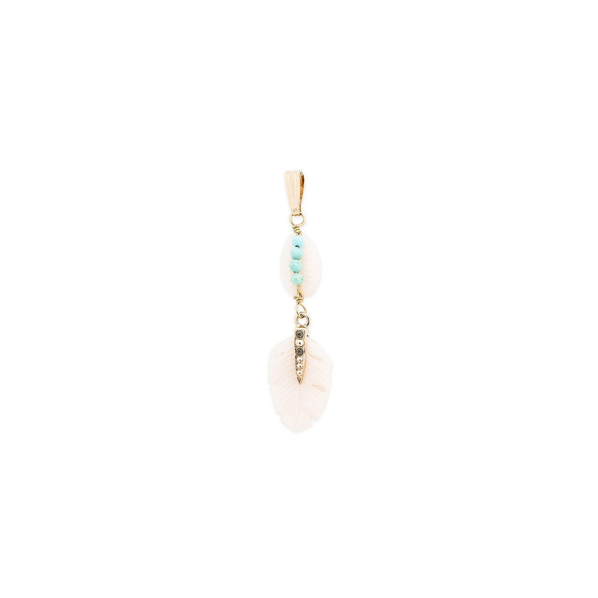 Wisiorek Charm 10 – Biały