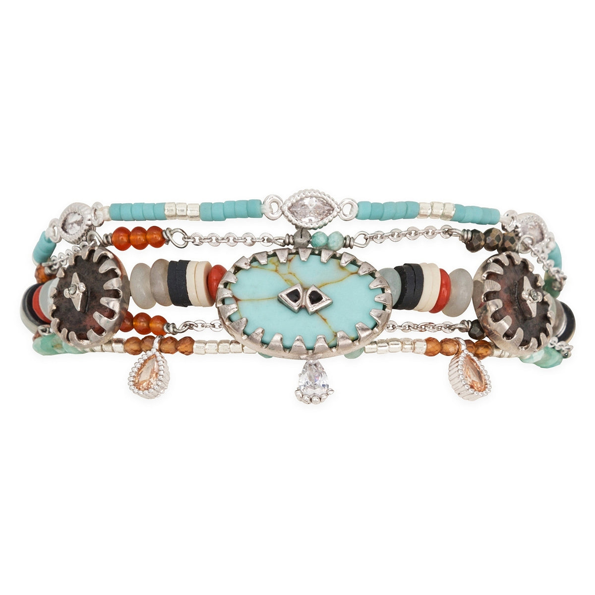 Manschettarmband Sherpa - Jade