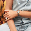 Manschettarmband Sherpa - Jade