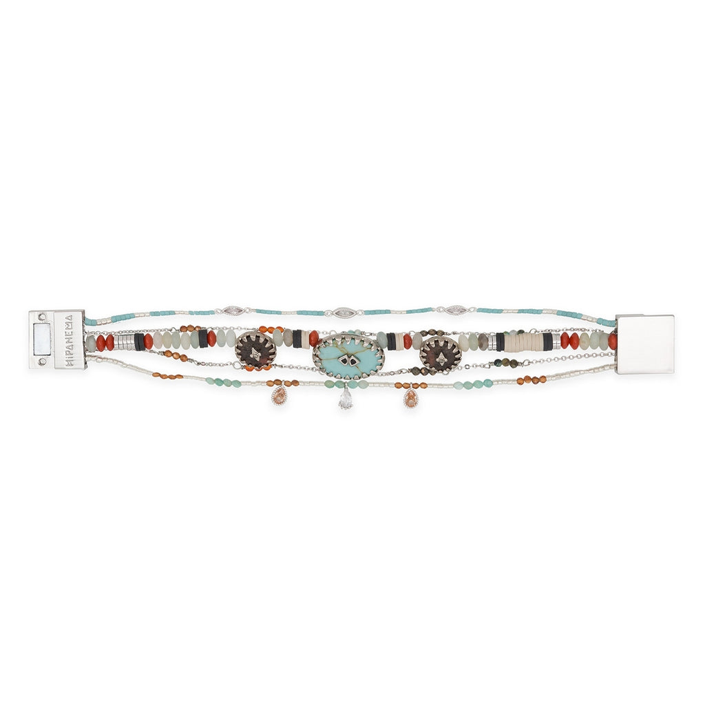 Manschettarmband Sherpa - Jade