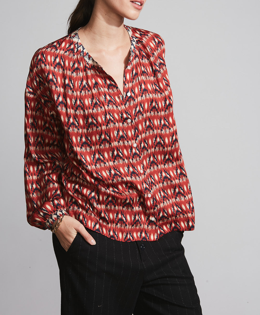 Chemise Large Evy - Feu
