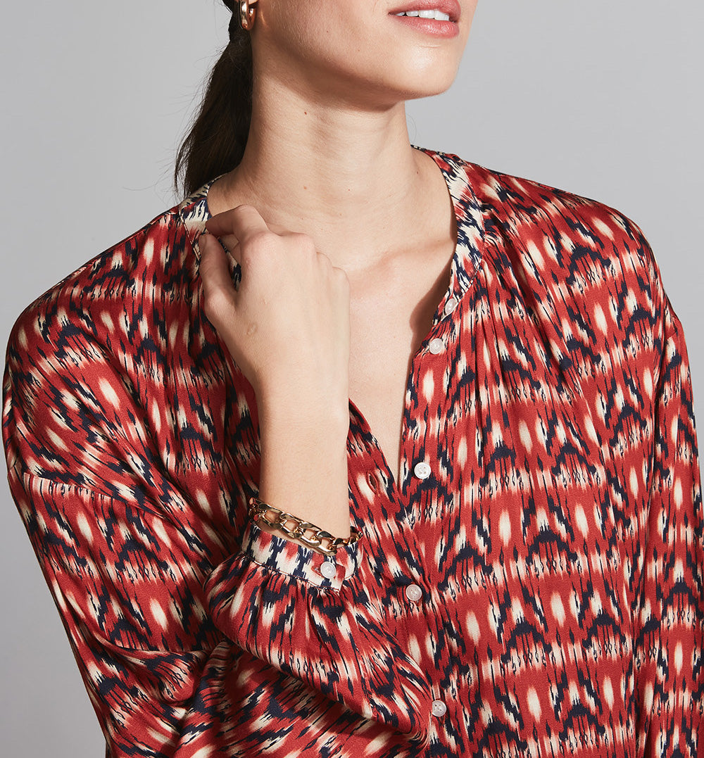 Chemise Large Evy - Feu
