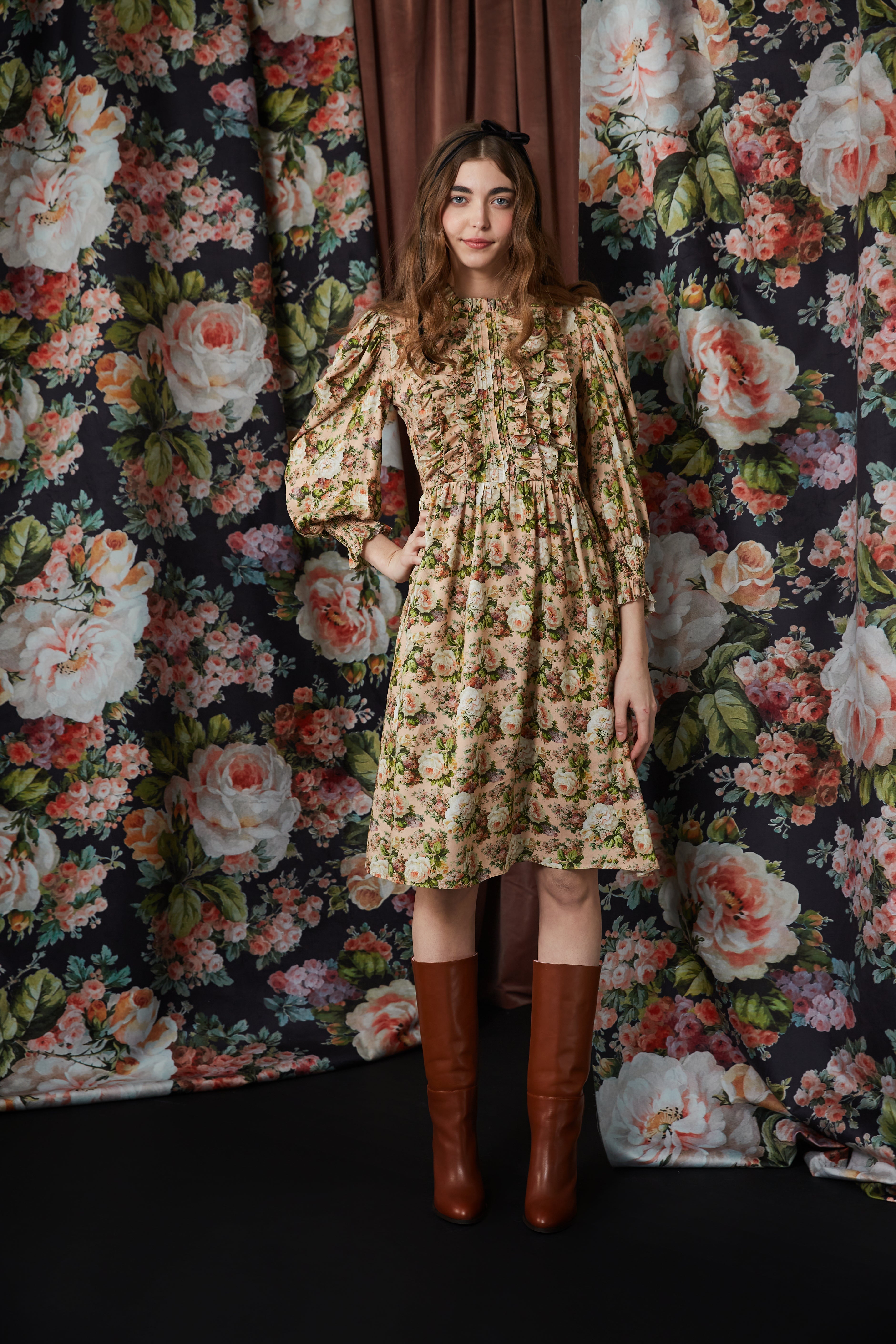 Dolly Roseraie Midi Dress