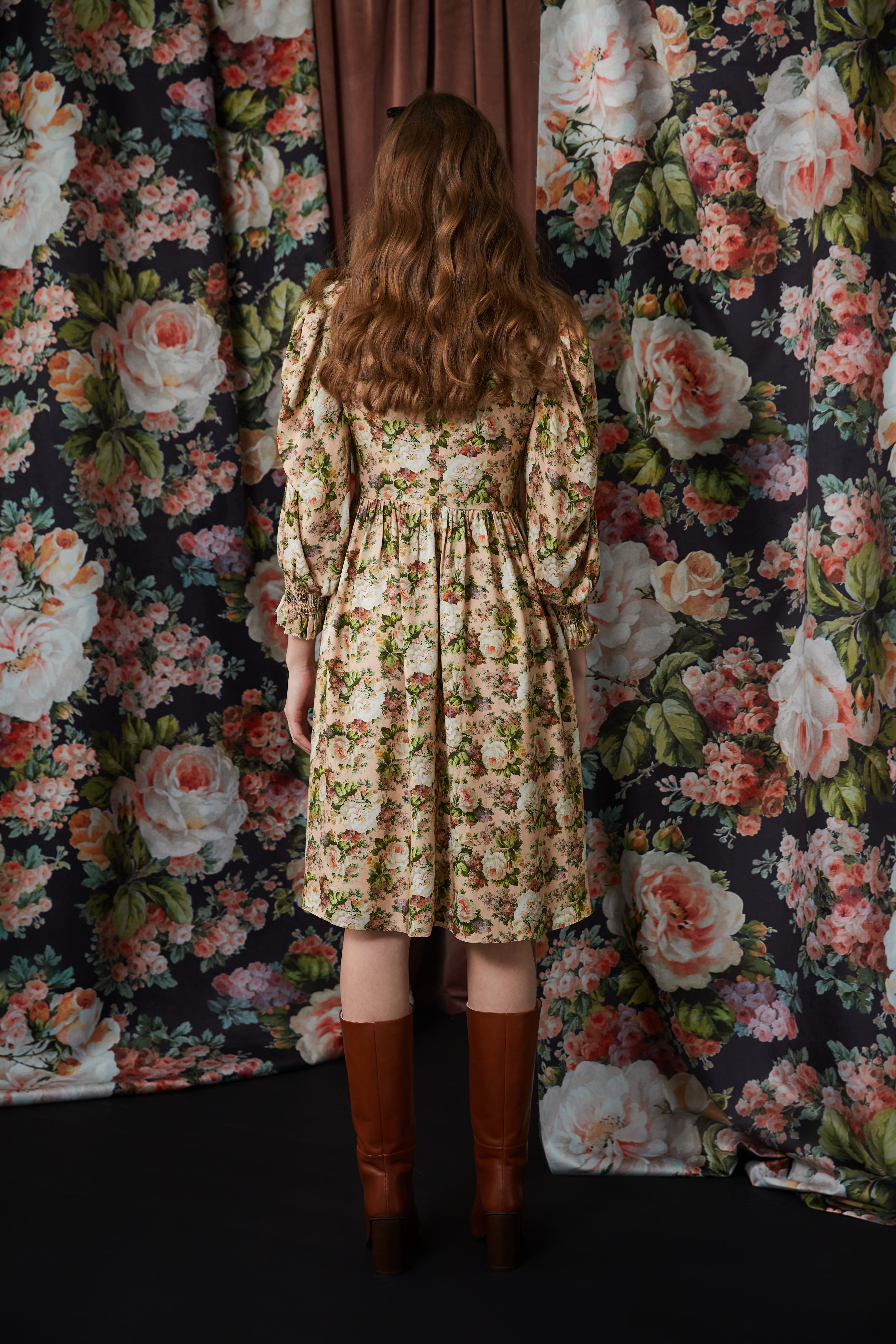Dolly Roseraie Midi Dress