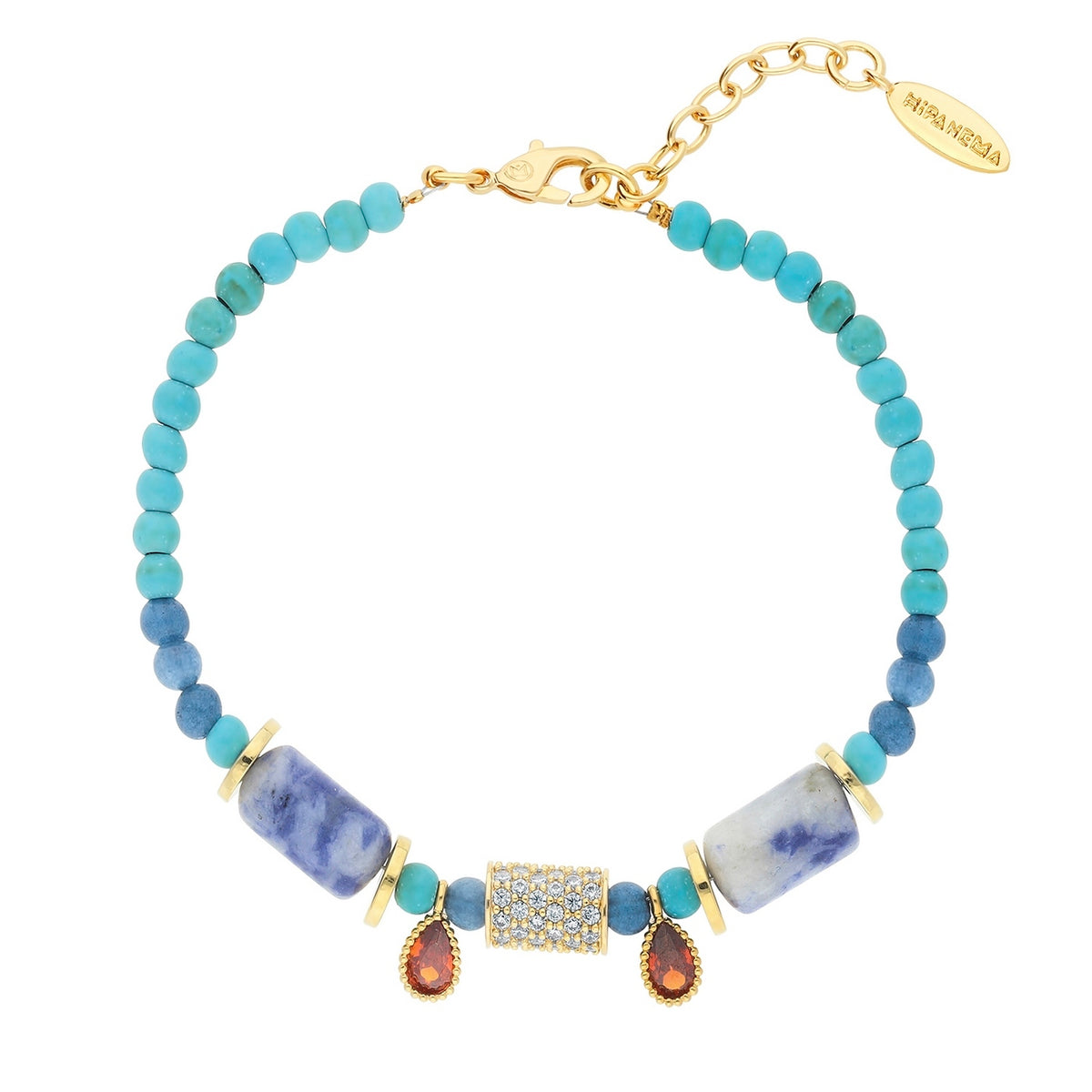 Armband Papyrus - Turkos